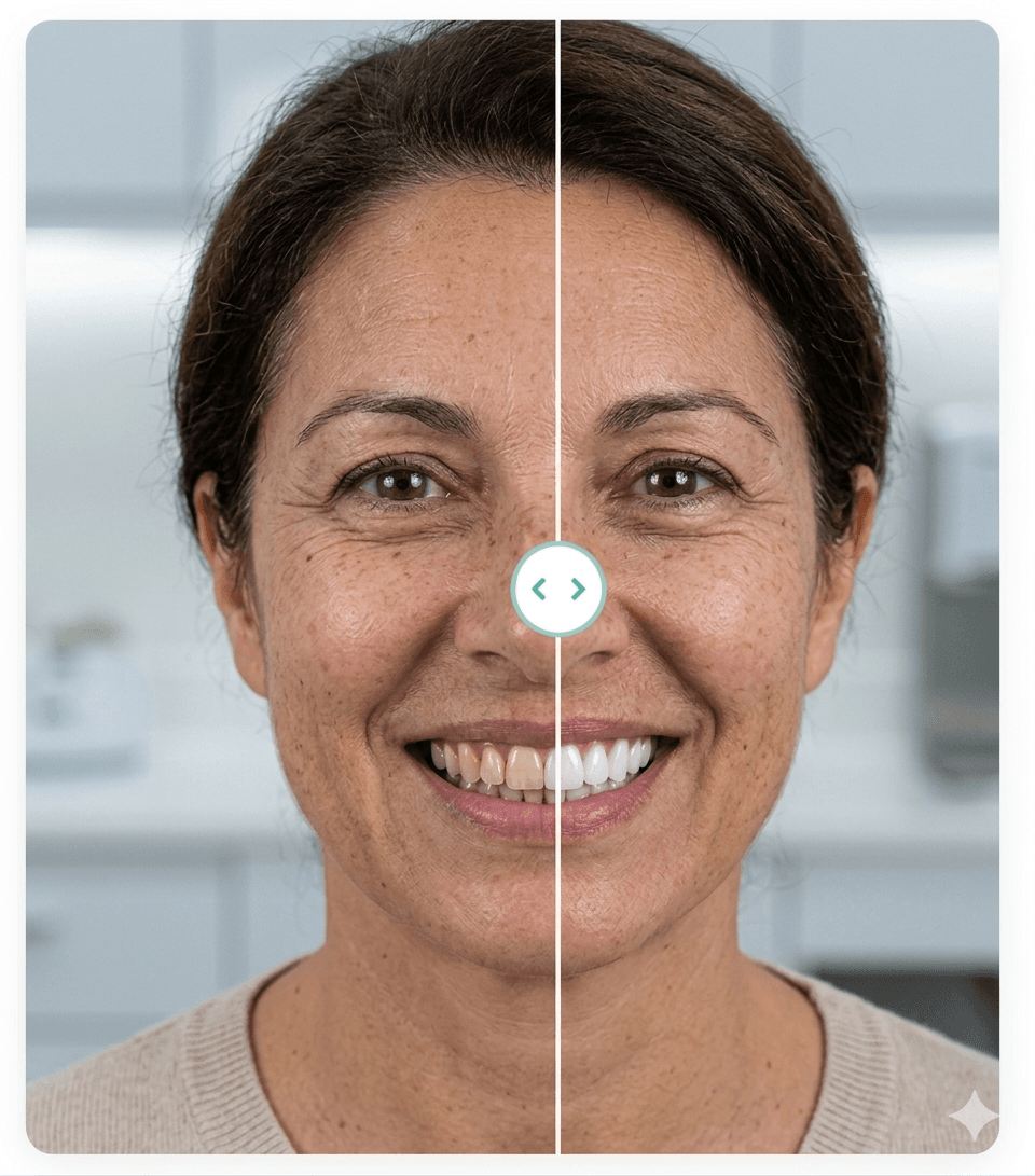 Simulação de lentes dentárias 2
